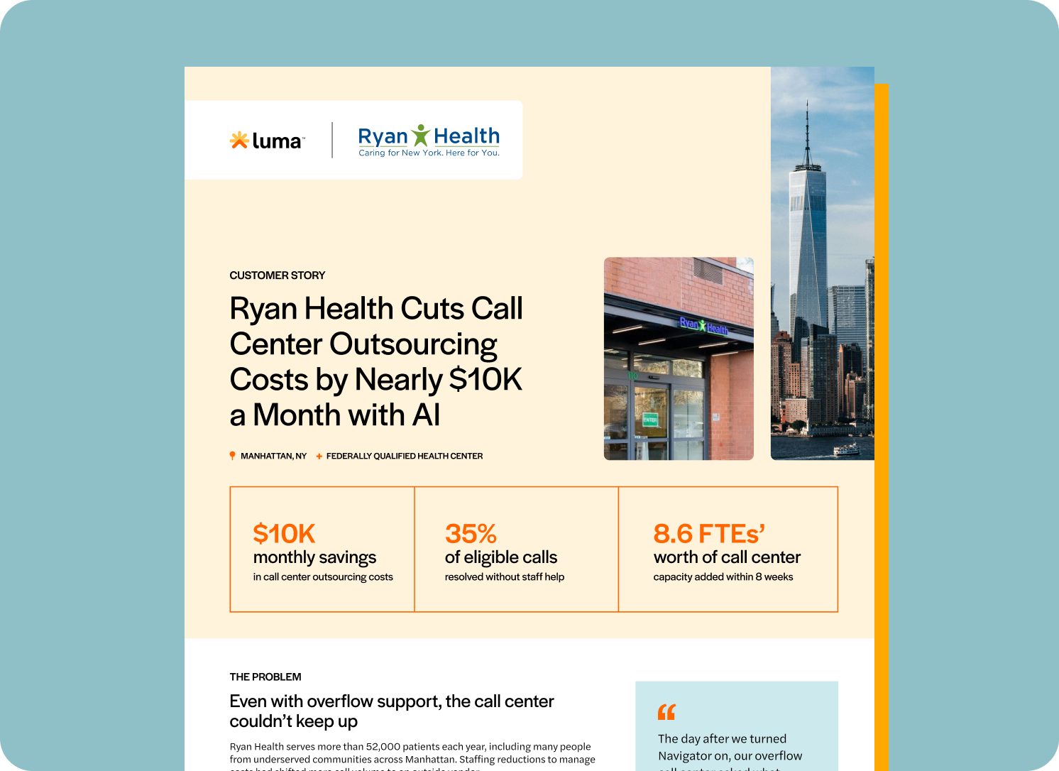 Ryan Health Cuts Call Center Outsourcing Costs by Nearly $10K a Month with AI