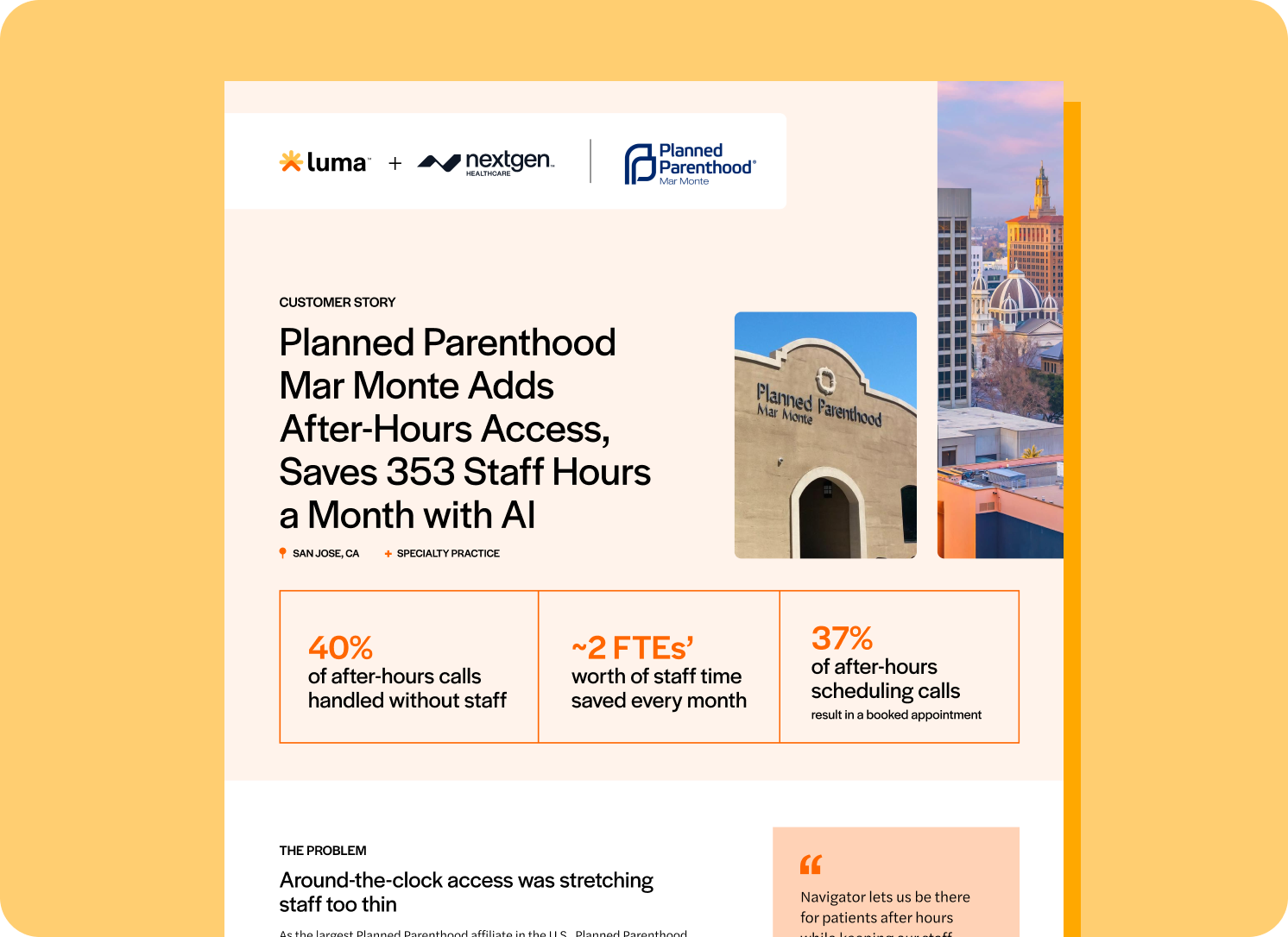Planned Parenthood Mar Monte Adds After-Hours Access, Saves 353 Staff Hours a Month with AI