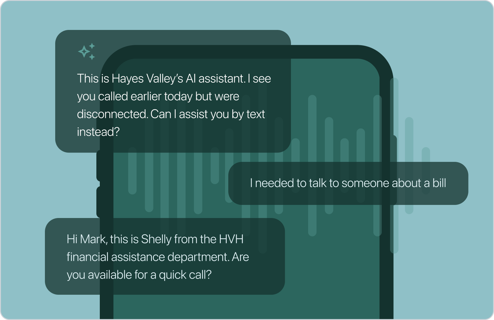 Luma's Navigator brings in a person when the situation calls for it, and passes along the transcript and patient answers so the patient doesn’t need to answer the same thing multiple times. 