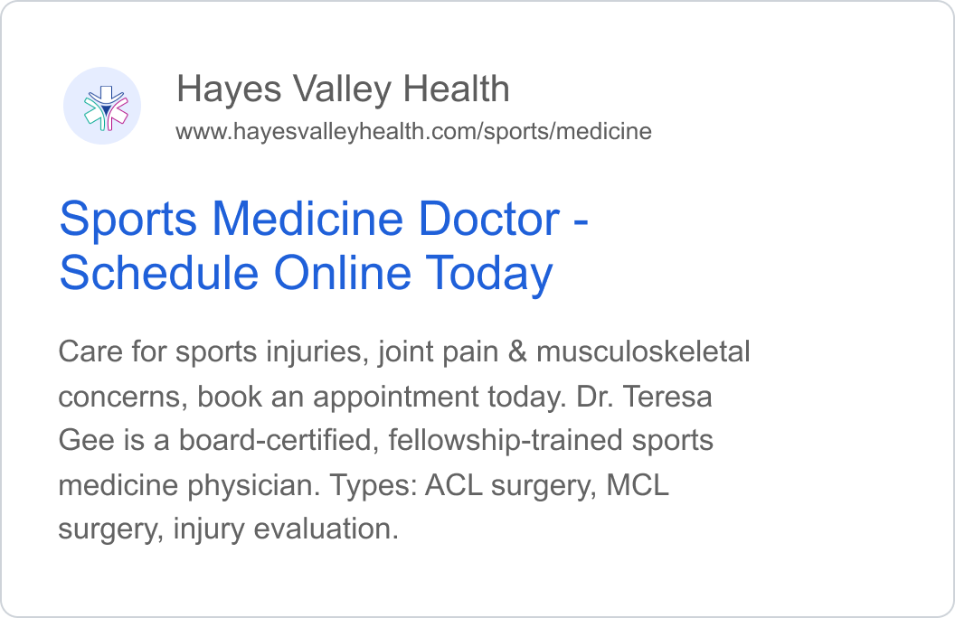 With Luma, keyword-based Google Ads based on your schedule show patients real openings they can book.