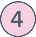 number four in a circle