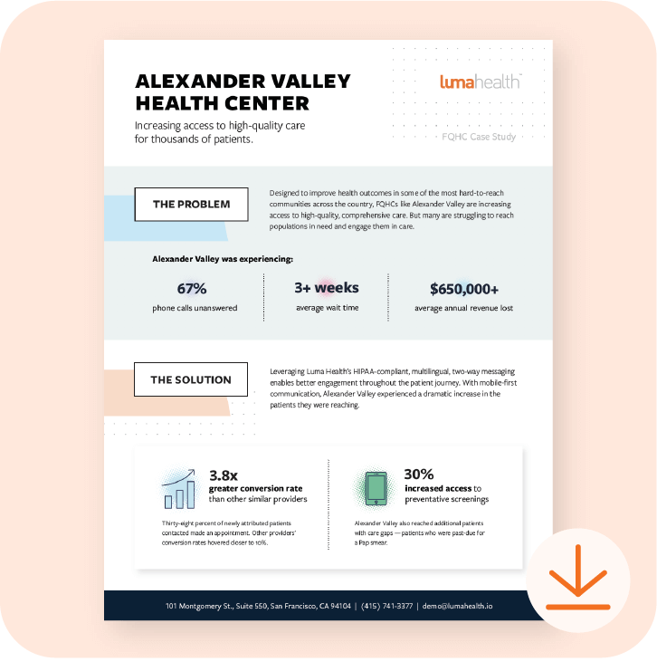 alexander valley health center case study showing how they increased access to high-quality care for thousands of patients