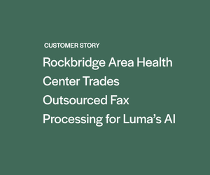 Trading Outsourced Fax Processing for Luma's AI at Rockbridge Area Health Center