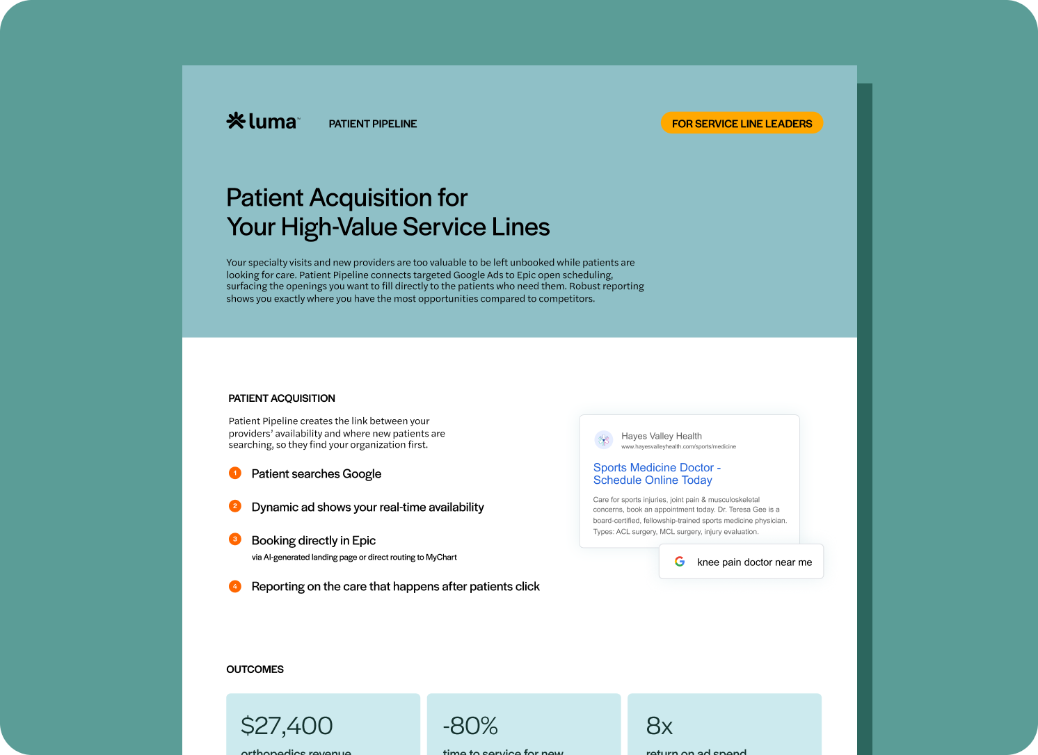 Patient Pipeline: Overview for Service Line Leaders