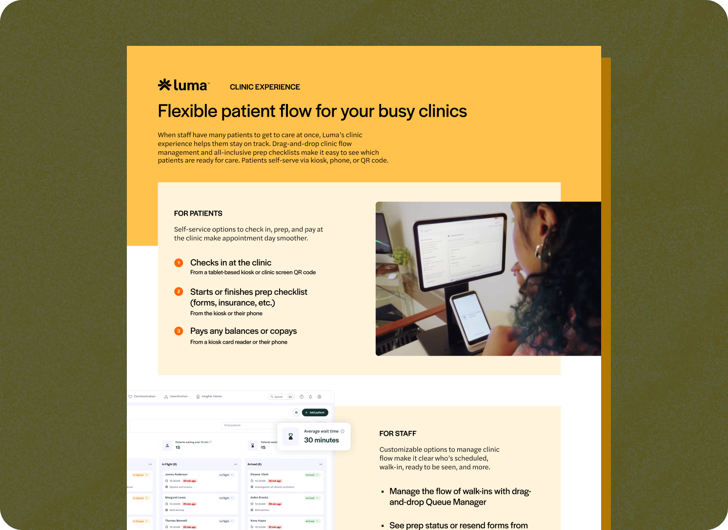 Product Overview: Clinic Experience