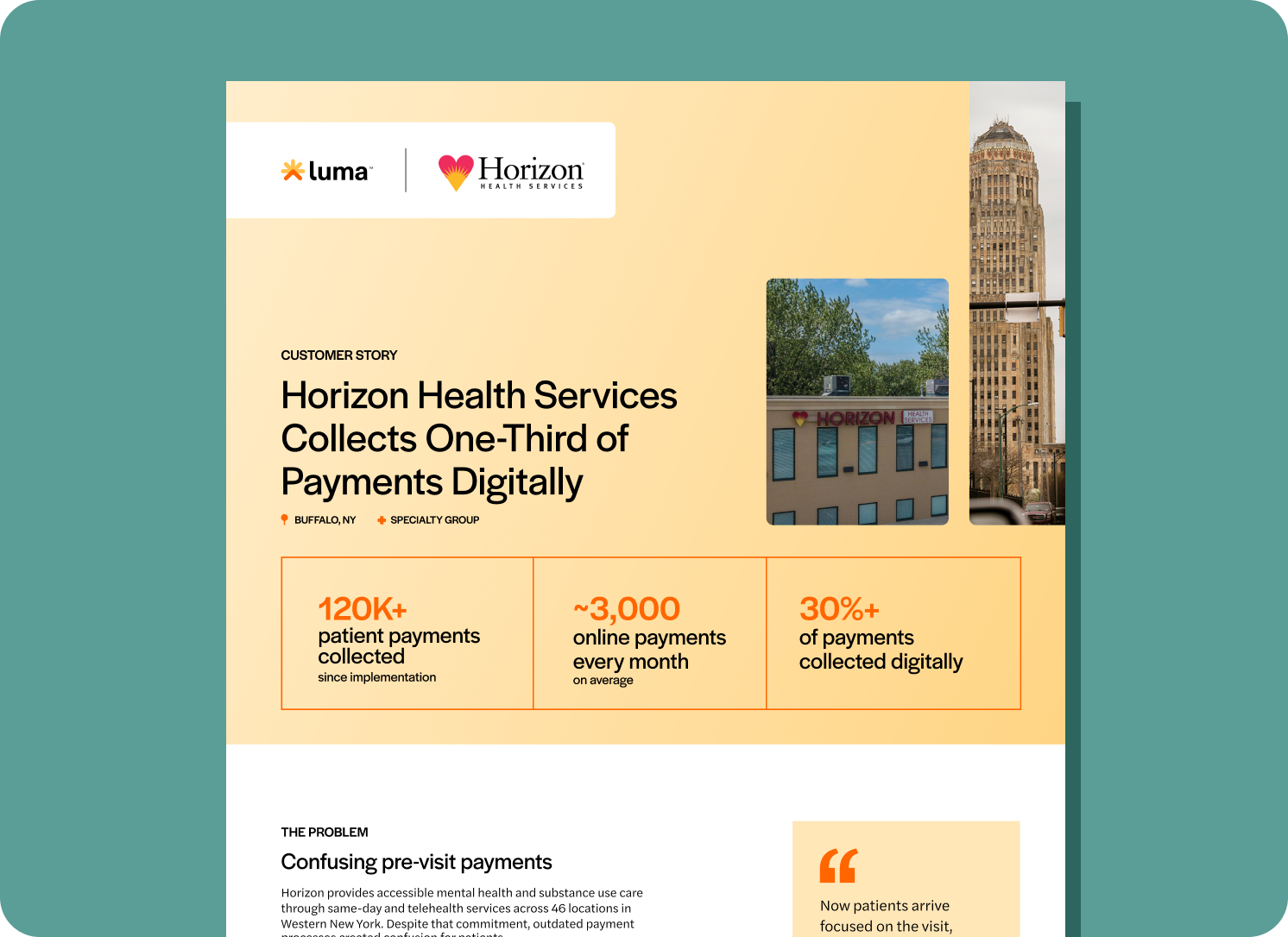 Horizon Health Services Collects One-Third of Payments Digitally