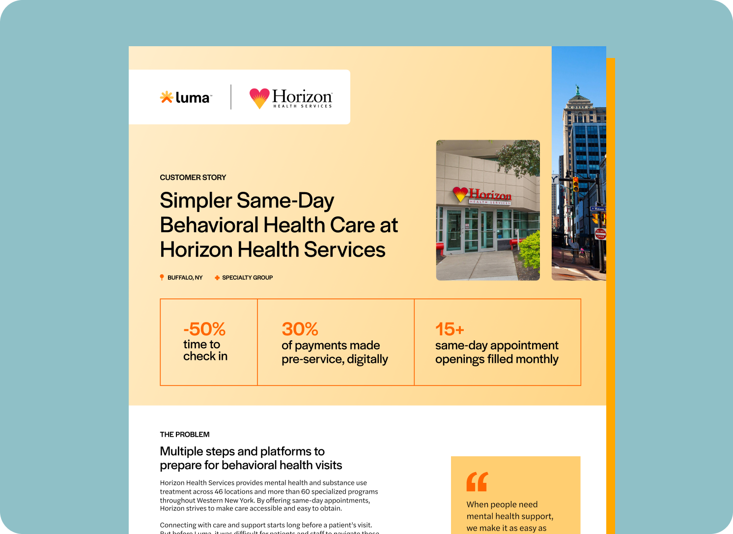 Simpler Same-Day Behavioral Health Care at Horizon Health Services
